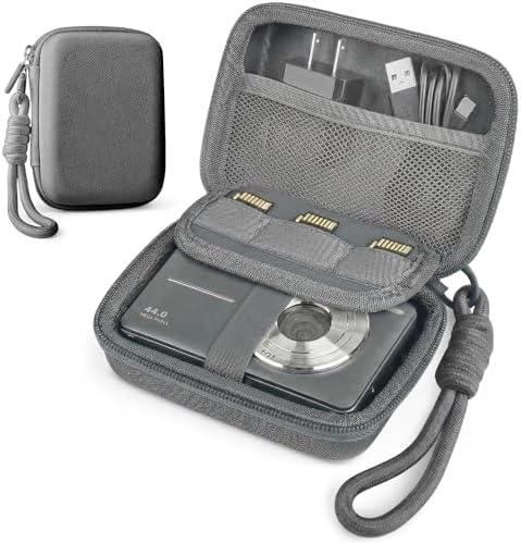 Digital Camera Case for Kodak PIXPRO FZ55/FZ45/CAMKORY, Dark Gray by Roseliya
