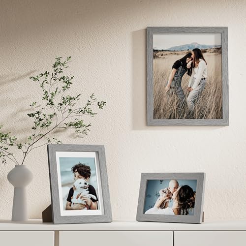 Vittanly 10 Pack Picture Frames Collage Wall Decor, Grey - Image 4