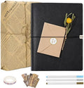 Vienrose Photo Album Scrapbook Kit, 9x6.5 Inch, 100 Pages, Black by Vienrose