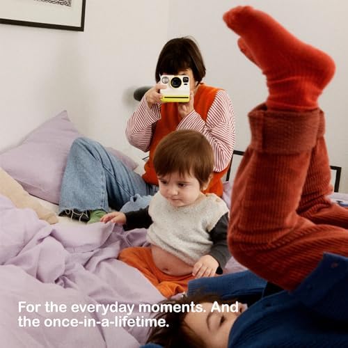Polaroid Now 3rd Generation i-Type Instant Camera + 8 i-Type Color Film Bundle, Yellow, Polaroid Camera Bundle with a Lumintrail Lens Cleaning Cloth - Image 3