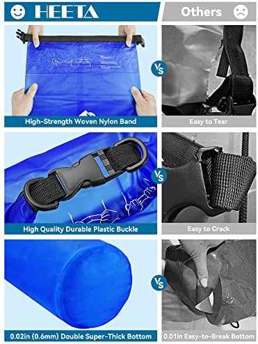 HEETA Dry Bag Waterproof Backpack with Phone Case 5L/10L/20L/30L/40L - Image 4