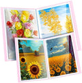 Henoyso 60 Pages Diamond Painting Storage Book A2 A3 Art Binder, Pink by Henoyso