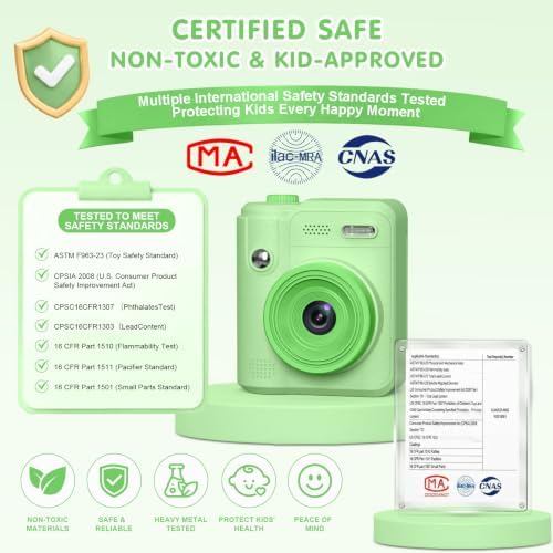 Gofunly Kids Camera Instant Print: Birthday Gifts for Age 4-10 Girls Boys - Image 4