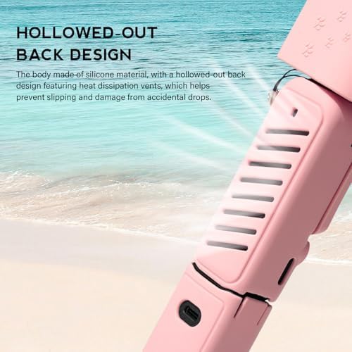 Pocket 3 Case, Cute Silicone Protective Case Compatible with DJI Osmo Pocket 3 Creator Combo, Lightweight Screen Protector Grip Cover Accessories for Xtra Muse - Cat Paw Pink - Image 6