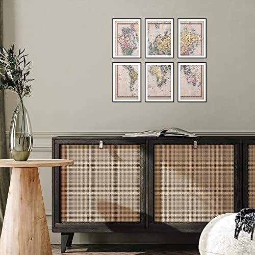 Americanflat 5x7 Picture Frame 6-Pack - Matted to 4x6 - Black - Image 4