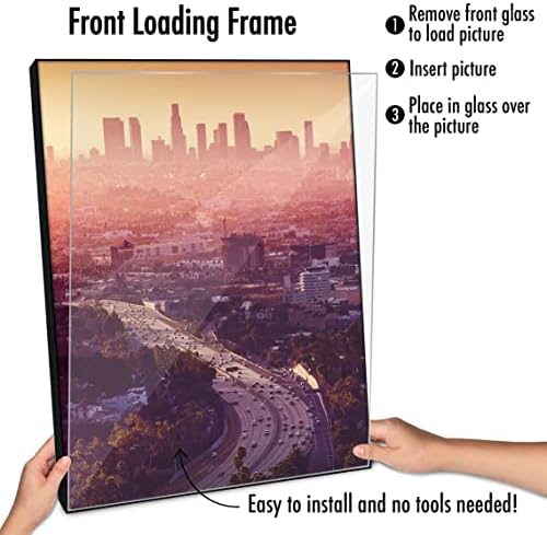Americanflat 16x20 Poster Frame 2-Pack - Black - Image 2