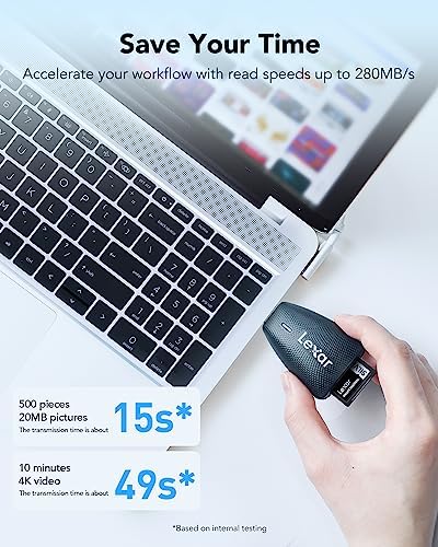 Lexar 256GB 2-Pack Silver PRO SD Card, 280MB/s Read, 4K, V60, U3, UHS-II - Image 3