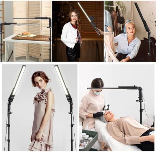 Photography Lighting, Battery Powered Portable Handheld Wand Dimmable LED Studio Light Stick Kit with NP-F970 Li-ion Battery, Stand, Remote for YouTube Video Recording, Streaming, Portrait - Image 6