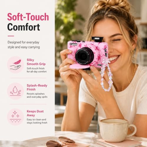 Camera Case for Canon G7X Mark III Cute Pattern case - Image 4