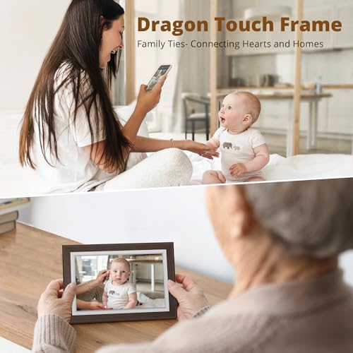 Dragon Touch Digital Picture Frame WiFi 10 inch IPS Touch Screen Digital Photo Frame Display, 32GB Storage, Auto-Rotate, Share Photos via App, Email, Cloud, Classic 10 - Image 3