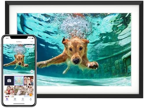 Euphro 10.1'' Digital Picture Frame with 32GB Storage, Digital Photo Frame with 1280x800 IPS Touch Screen, Share Photos/Videos and Send Best Wishes via Free App by Euphro-BestGiftChoice2024