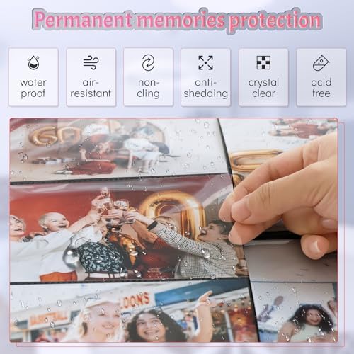 Popotop 4x6 Photo Album 200 Pictures, Linen Hardcover, Reinforced Spine - Image 2
