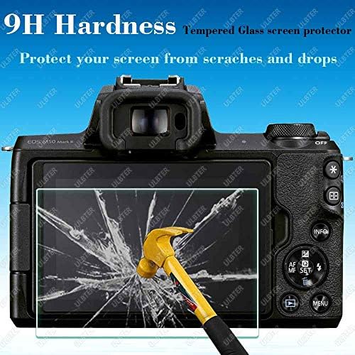 ULBTER Screen Protector for Canon EOS M50 Mark II Camera [3+2 Pack] - Image 3
