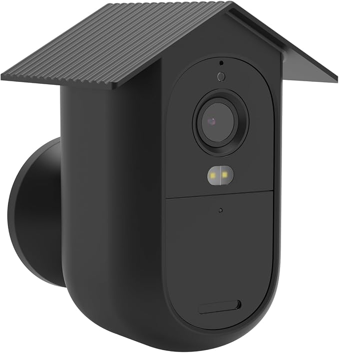 Holicfun Silicone Cover for Arlo Essential Outdoor Camera (2nd Gen) | Protective black skin, bridhouse design, adds extra protection, ideal for disguise, easy to install and remove - Image 2