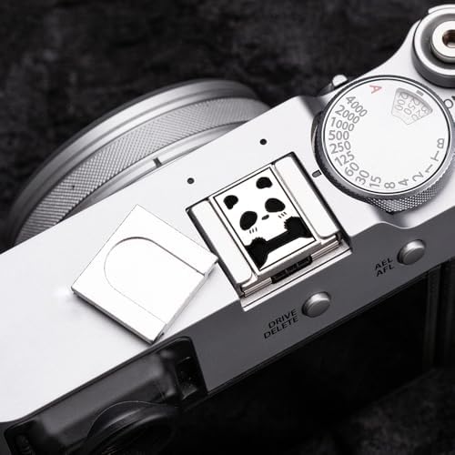 Camera Metal Hot Shoe Cover Protector Cap Cute Panda Compatible for Fujifilm X100VI X100V X-M5 X-E5 X-T4 X-T3 for Leica - Image 7