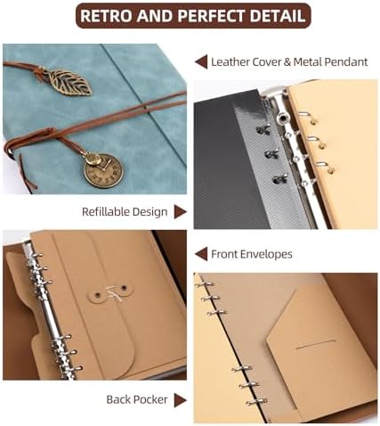 Scrapbook Photo Album 100 Pages, 60 Page Self Adhesive+40 Page Kraft Paper - Image 5