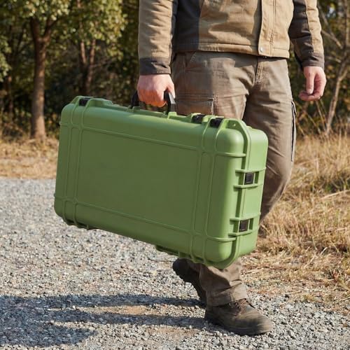 Relaxweex 22.4 x 16.1 x 10.2 Inch Hard Case, Grid Shell, Green by Relaxweex