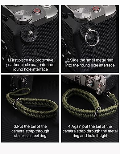 Camera Wrist Strap for Mirrorless Cameras, Quick Release Camera Wrist Strap, Camera Hand Strap with Safer Connector - Image 3