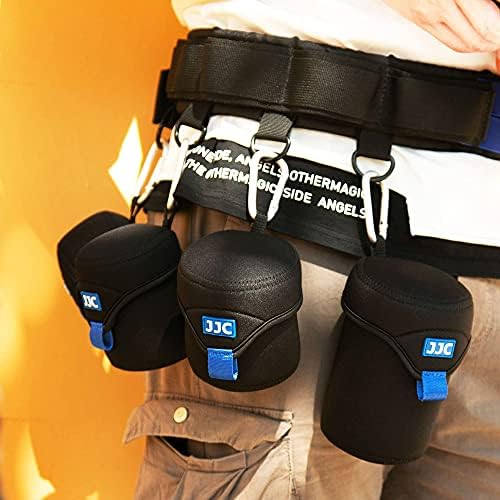 JJC Portable Neoprene Mirrorless Camera Lens Case Protective Case Storage Bag for Nikon Z 35mm 85mm Sony FE 20mm 24mm F1.4 16-55mm 18-105mm 55-210mm and other Lens below 3.07" X 4.64"(D x L) - Image 5