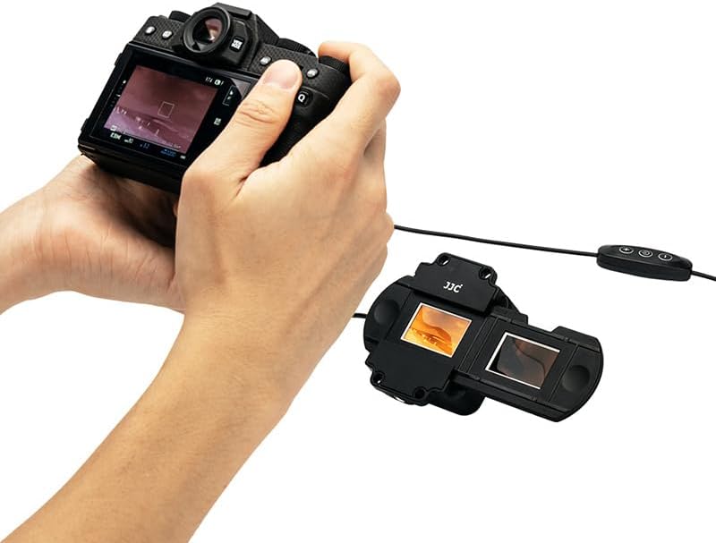 JJC Slide Mount Holder for 35mm Compatible with Film Scanners Copying Equipment, Holds 2 Negative Frames On Digitizing Adapter Set - Image 5