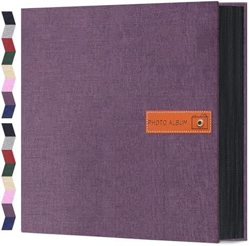 Popotop 4x6 Photo Album 600 Pictures, Linen Hardcover, Reinforced Spine by Popotop