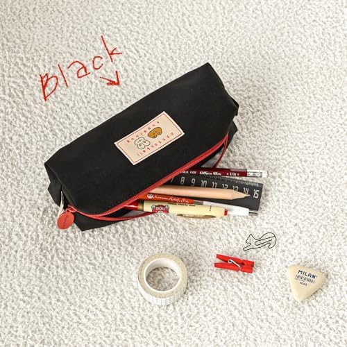 Monolike Unmatched Friends Block Pencil Case, Black - Pencil Pouch, Portable Pencil Bag, Pencil Case, Office Pouch case, Soft - Image 3