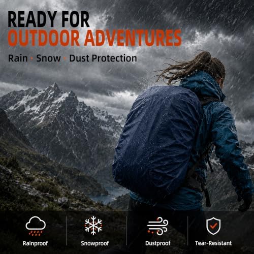 Frelaxy Waterproof Backpack Rain Cover, Pack Covers for Hiking, Travel - Image 7