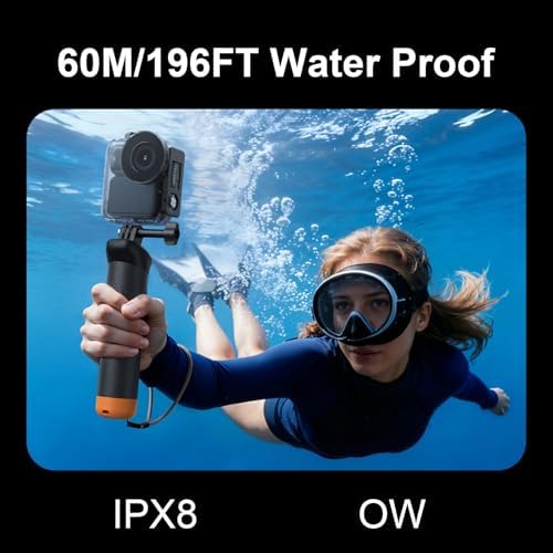 Water Proof Protective Camera Case, 60M/196Ft Underwater Housing Shell Protective Cage, Including Surfing, Skiing, Rainy Day Photography Without Compromising Portability - Image 5