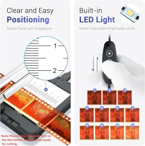 35mm 120 Film Cutter,Slide Negative Light Cutter Trimmer for 135mm 120 Film - Image 2