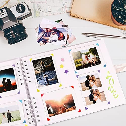 Vienrose Scrapbook Album 80 Pages 11x8 Inch Black - Image 2