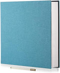 Large Photo Album Self Adhesive 4x6 8x10 10x12 13"x12.8" Magnetic Scrapbook Album 12.6"x11" Inch 60 Sticky Pages Linen Cover DIY Photo Album with A Metallic Pen and DIY Stickers(SkyBlue) by HoneyTolly