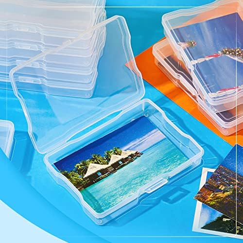 Geelin 30 Pcs Clear Photo Storage Boxes for 4" x 6" Pictures Transparent Photo Case Plastic Photo Organizers and Storage Photo Storage Containers Photo Keeper for Photo Picture Card, 6.7 x 4.7 x 1.2'' - Image 5