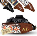 Art Tribute Camera Strap Personalized With Name - Shoulder, Crossbody & Neck Camera Strap for Photographers, Fits All Cameras, Canon Nikon Sony Fujifilm, Padded Strap W/Quick Release & Leather Ends by ArtTribute