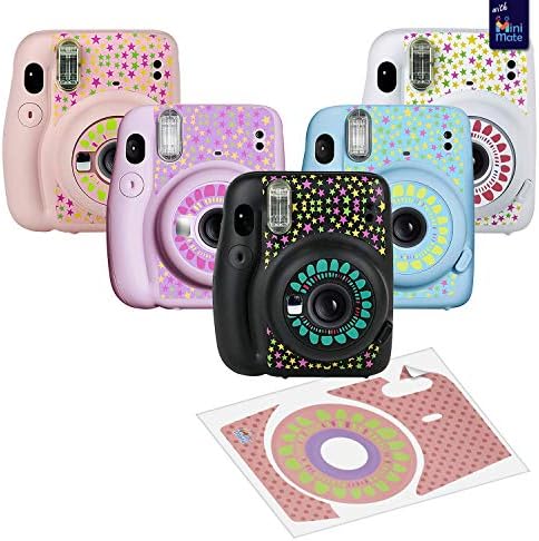 Fujifilm Instax Mini 11 Instant Camera Sky Blue + MiniMate Accessories Bundle + Fuji Instax Film Value Pack (40 Sheets) Accessories Bundle, Color Filters, Album, Frames - Image 4