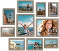 Vittanly 10 Pack Picture Frames Collage Wall Decor, Grayish Brown by Vittanly