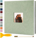 Photo Album Self Adhesive Pages Scrapbook 11x10.6 GrassGreen 40 Pages by Semfalbuums
