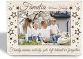 Spanish Family Picture Frame - Family Familia Wooden Signs Photo Frame Gifts 4x6, Gift for Mom Dad Grandma Grandpa by Unknown