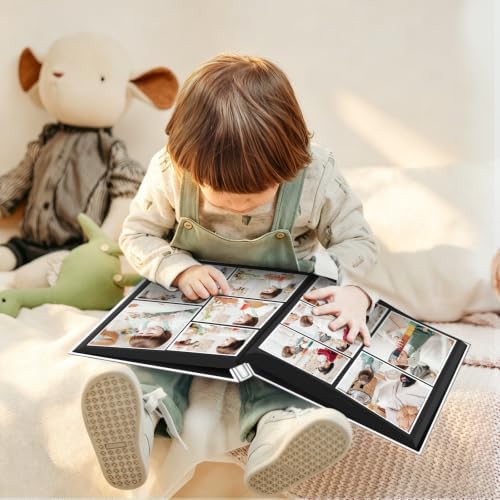 Popotop Photo Album 4x6 600 Pockets for Wedding Gifts,Linen Hardcover Picture Albums for Family Anniversary Baby Vacation Pictures - Image 2