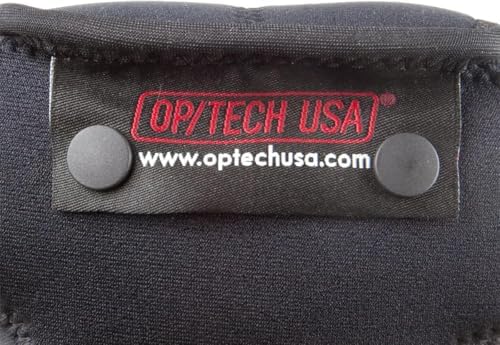 OP/TECH USA Soft Pouch – Compact digital camera case, lightweight accessories pouch, sleek neoprene sleeve for DSLR, perfect for backpacks & travel – durable protection in style D-Zoom| Black - Image 3
