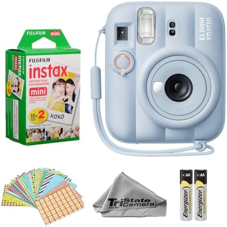 Fujifilm Instax Mini 13 Frost Blue Instant Camera with 20-Sheet Film by FUJIFILM