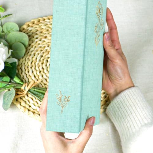 Holoary Photo Album 4x6 300 Photos, 300 Pockets 4”x6” Picture Album, Linen Fabric Cover Big Picture Book for Photos with Writing Area, 4x6 Photo Albums for Family Weddings Travel Memories(Green) - Image 4