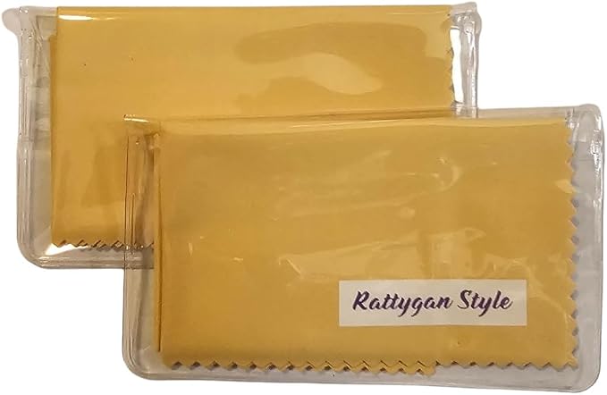 Premium Microfiber Cleaning Cloth in Individual PVC Pouches - Glasses Cleaning Cloth for Eyeglasses, Screens, Phones, Computer, Camera Lens, and Delicate Surfaces (2 x 1Pack) - Image 8