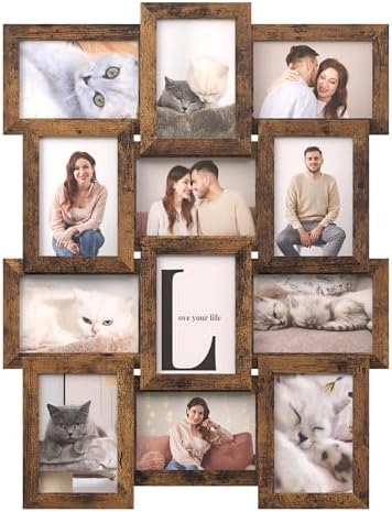 SONGMICS Collage Picture Frames, 4 x 6 for Wall Decor, Set of 12 by Unknown
