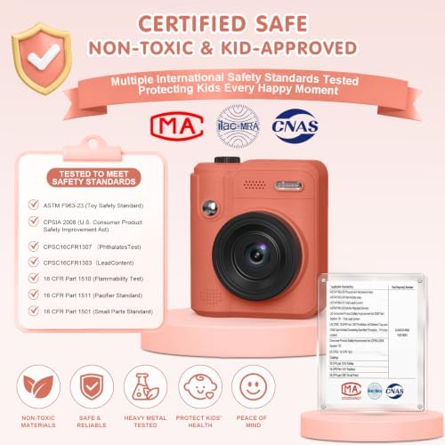 Gofunly Kids Camera Instant Print: Birthday Gifts for Age 4-10 Girls Boys - Image 4