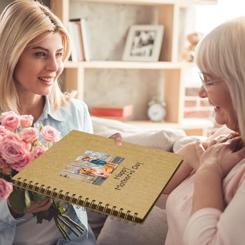Scrapbook Photo Album 12"x12" 50 Sheets 100 Pages Hardcover Kraft Paper - Image 6