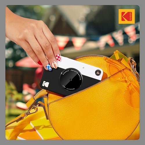 Kodak Printomatic Instant Camera (Black) Basic Bundle + Zink Paper (20 Sheets) + Deluxe Case - Image 6