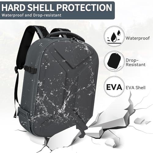 TORIBIO Large Hardshell Camera Backpack DSLR/SLR/Mirrorless Photography Bag - Image 4