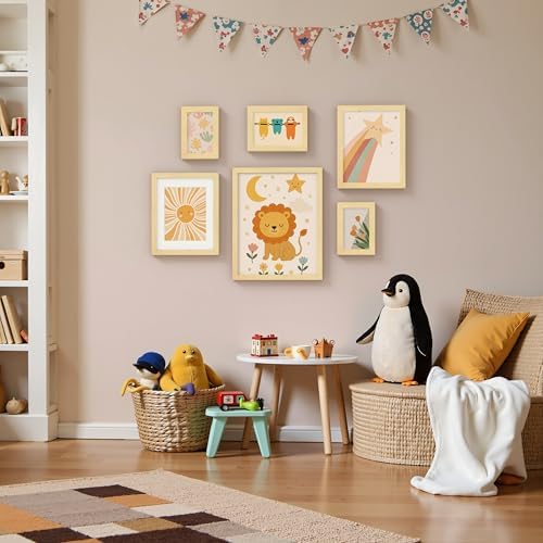 Vittanly 11x14 Picture Frame Made of Solid Wood for Wall & Table, Natural - Image 5