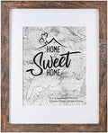Califortree Rustic Brown 11x14 Picture Frame - Display Photos 8x10 with Mat or 11x14 Without Mat - HD Glass Inside, Horizontal and Vertical Display for Wall by Califortree