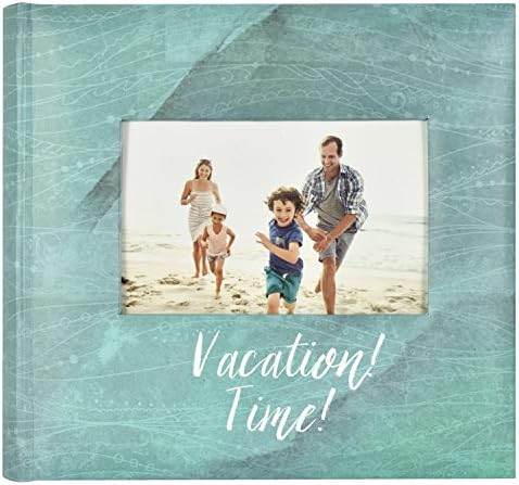 MCS Vacation Time Photo Album, 200-Pocket, 4x6, Blue Cover, 12x12 Pages by MCSIndustriesInc
